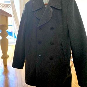 CLASSIC Club Monaco men’s 100% wool Coat ( men’s medium)